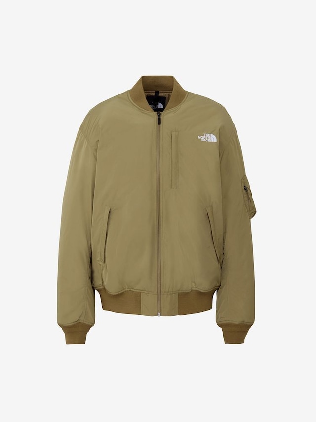 THE NORTH FACE (ﾉｰｽﾌｪｲｽ) - INSULATION BOMBER JACKET (ｲﾝｻﾚｰｼｮﾝﾎﾞﾝﾊﾞｰｼﾞｬｹｯﾄ) ﾕﾆｾｯｸｽ AG (ｱｽﾌｧﾙﾄｸﾞﾚｰ) 【25-26FWｻｲｽﾞﾘﾆｭｰｱﾙ】