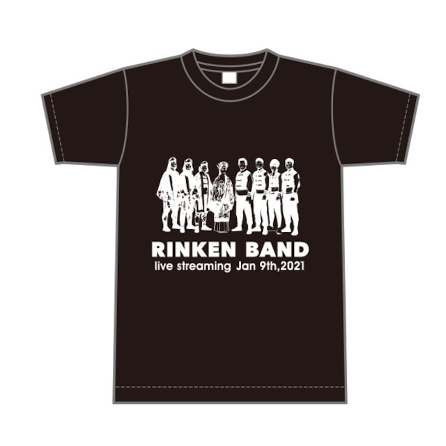 【りんけんバンド】オンラインコンサート記念  Tシャツ（半袖・黒）