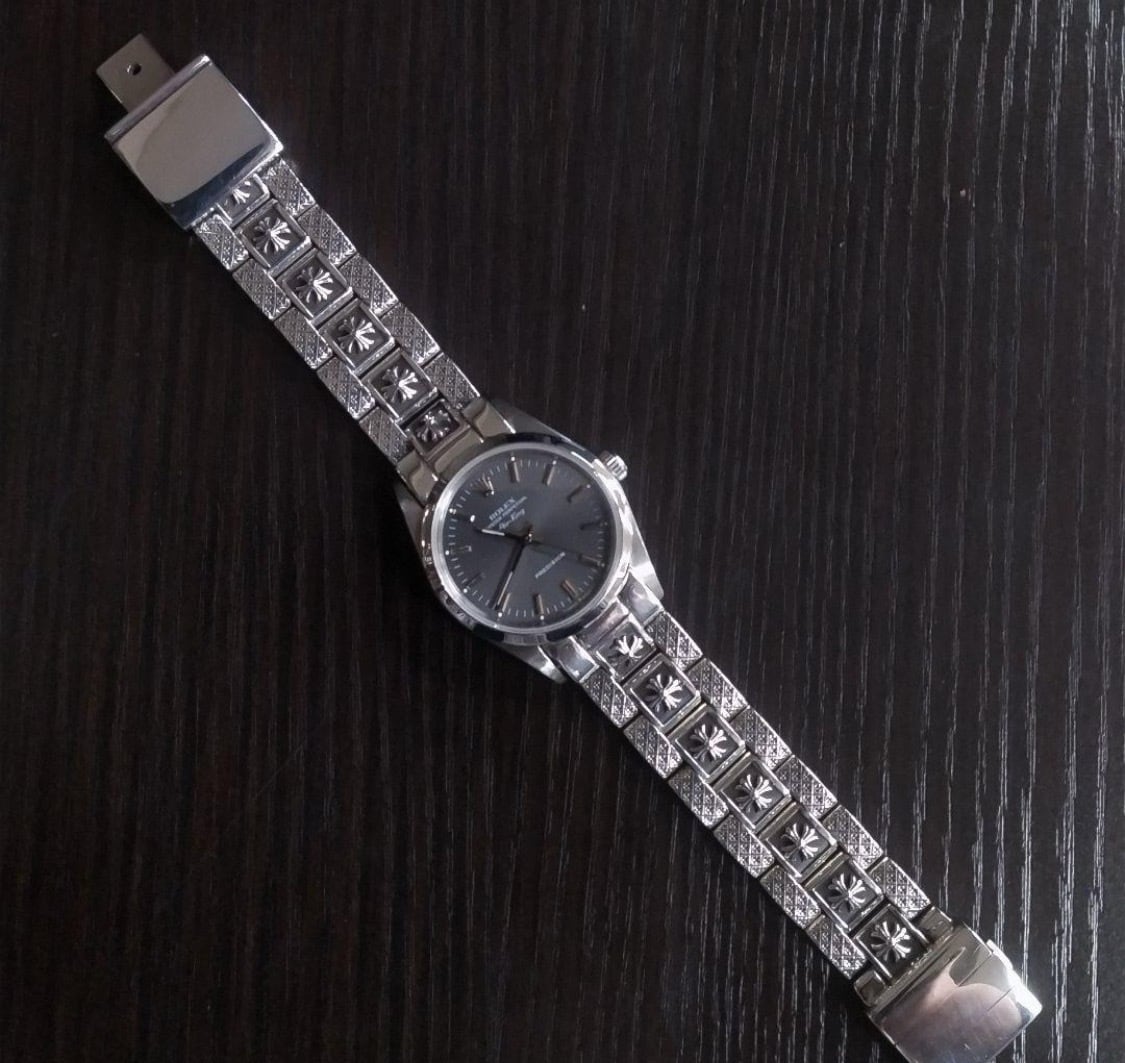 CHROME HEARTS クロムハーツ ウォッチバンド FLAT CHプラス ロレックス