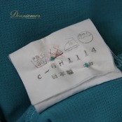 【美品 日本製社交ダンス衣装】 ブルー系 グリーン系 水色 青緑 ライトブルー 無地 上下セット レッスン パーティー ライトブルー系 ダンス衣装 衣装セット シンプルデザイン フォーマル トップス スカート