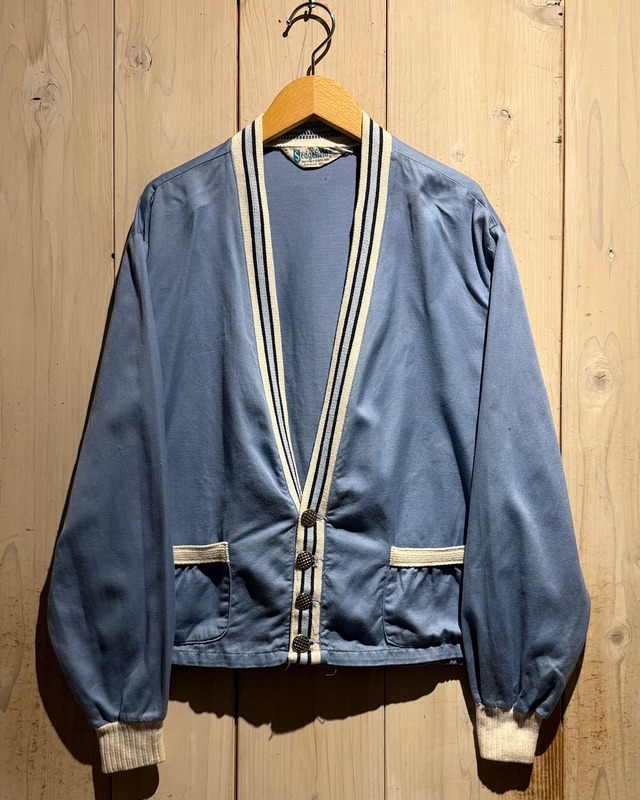 【a.k.a.C.a.k.a vintage】50's〜60's Vintage Cardigan Type Shirt Jacket