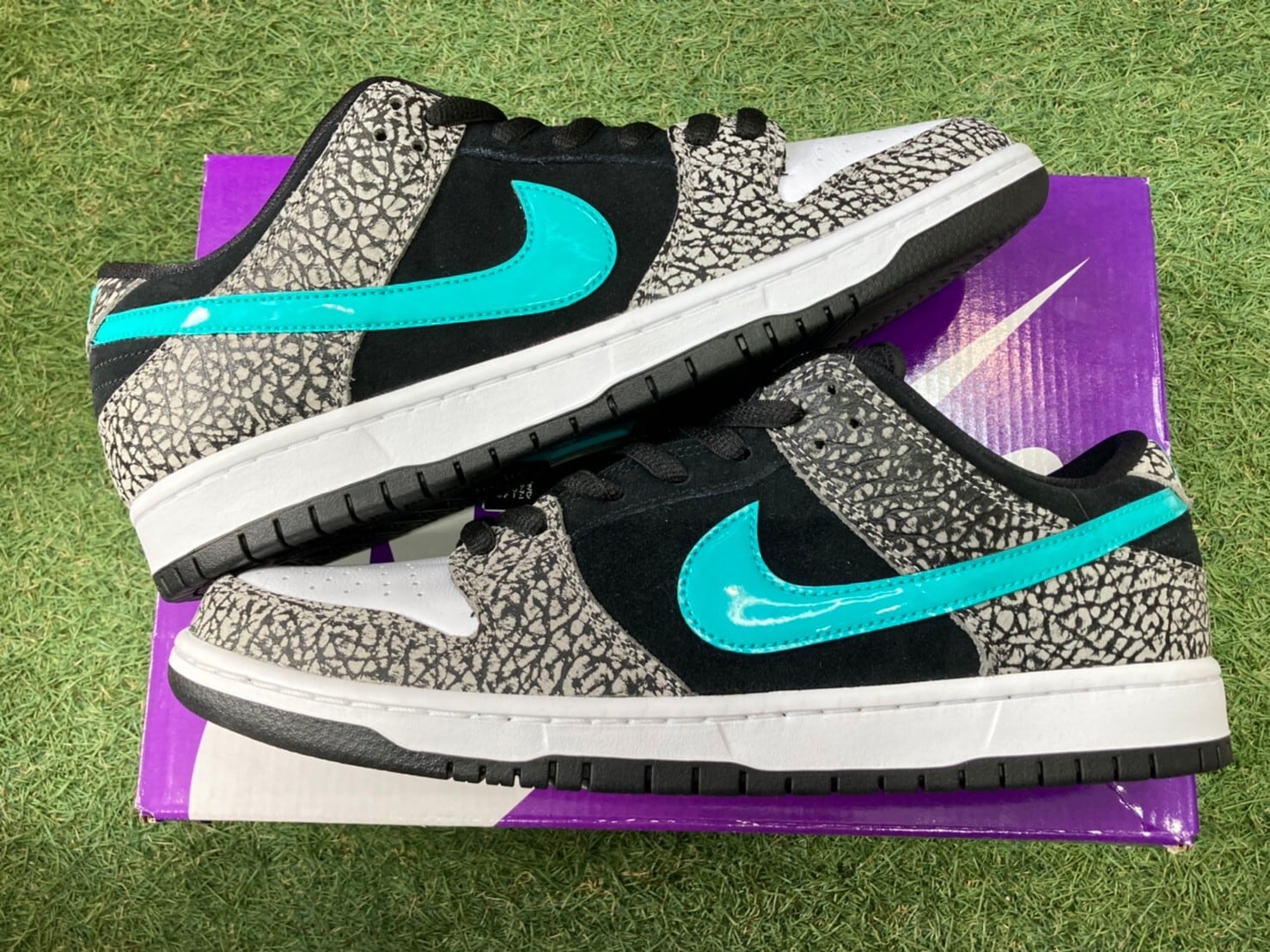 28cm NIKE SB DUNK LOW PRO ELEPHANT atmos