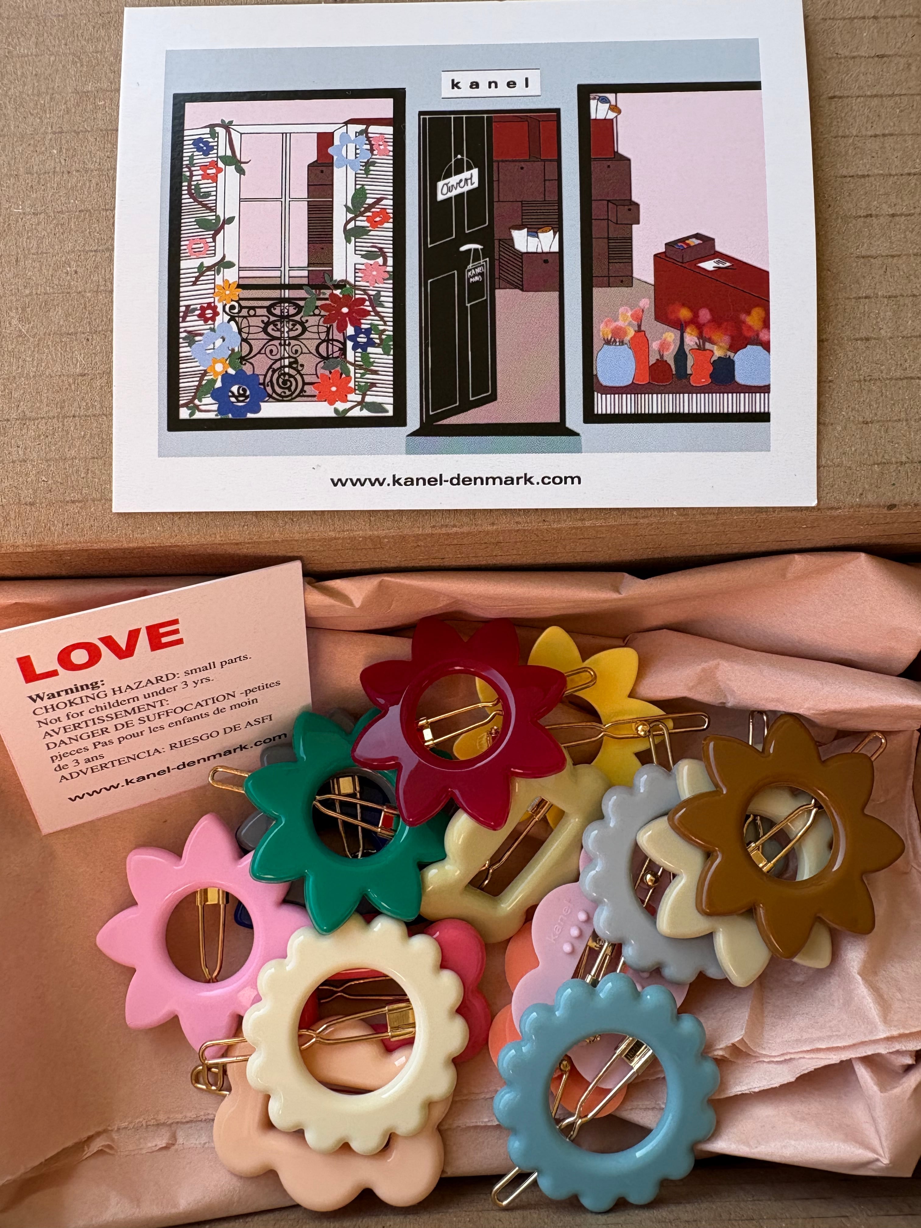 kaneldenmark】kanelヘアピン キッズアクセサリー ベビーアクセサリー