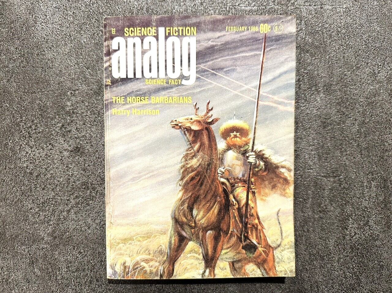 【SO005】Analog, Science Fiction, Science Fact February,1968,Vol.LXXX,No.6/ second-hand book