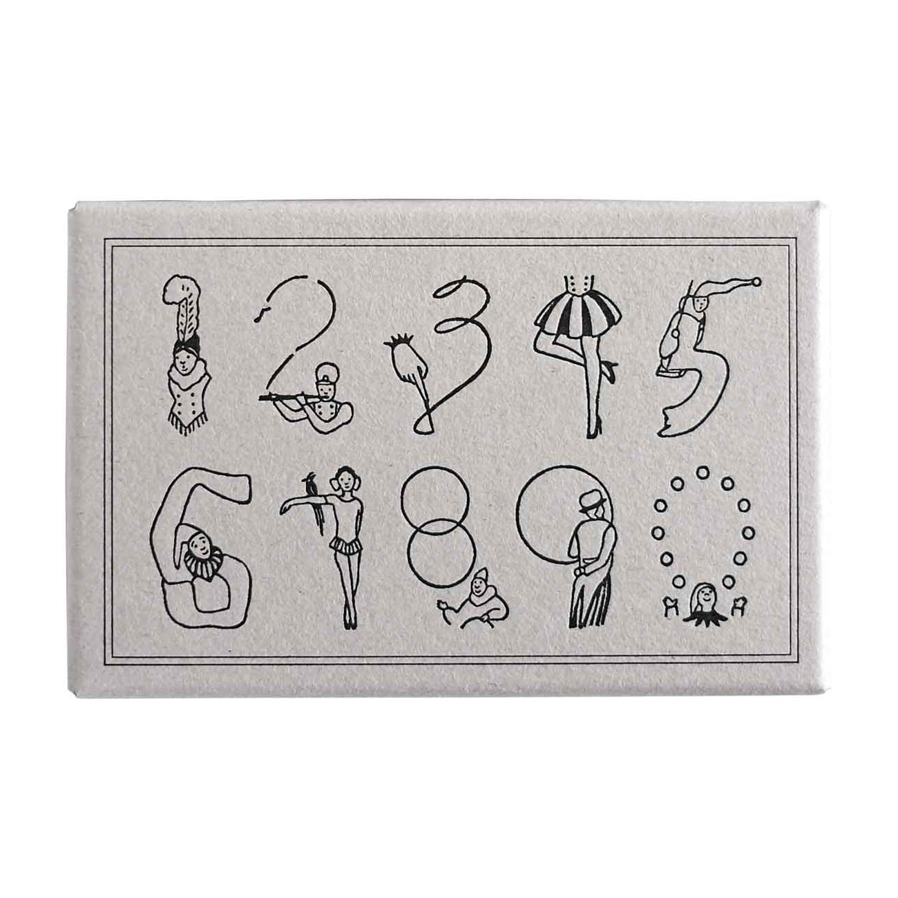 サーカス一座の数字スタンプセット | 羅久井ハナのオンラインストア