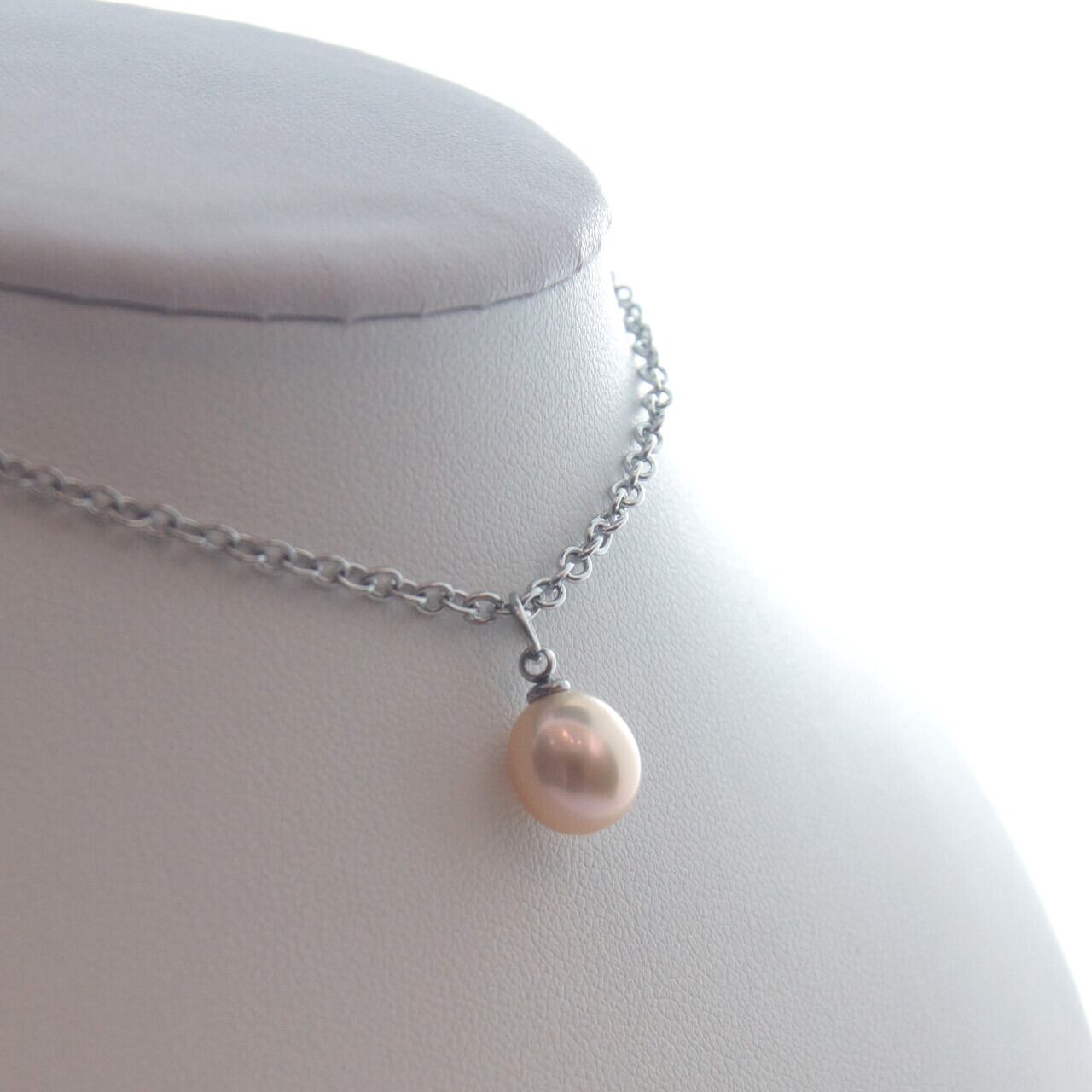 Freshwater Pearl Chain Neckless No.5｜ドロップ型 淡水パール パール