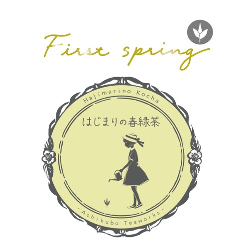 【新茶 限定品】 First Spring はじまりの《春緑茶》(手摘み・リーフ50g）浅蒸し★4/21まで送料無料