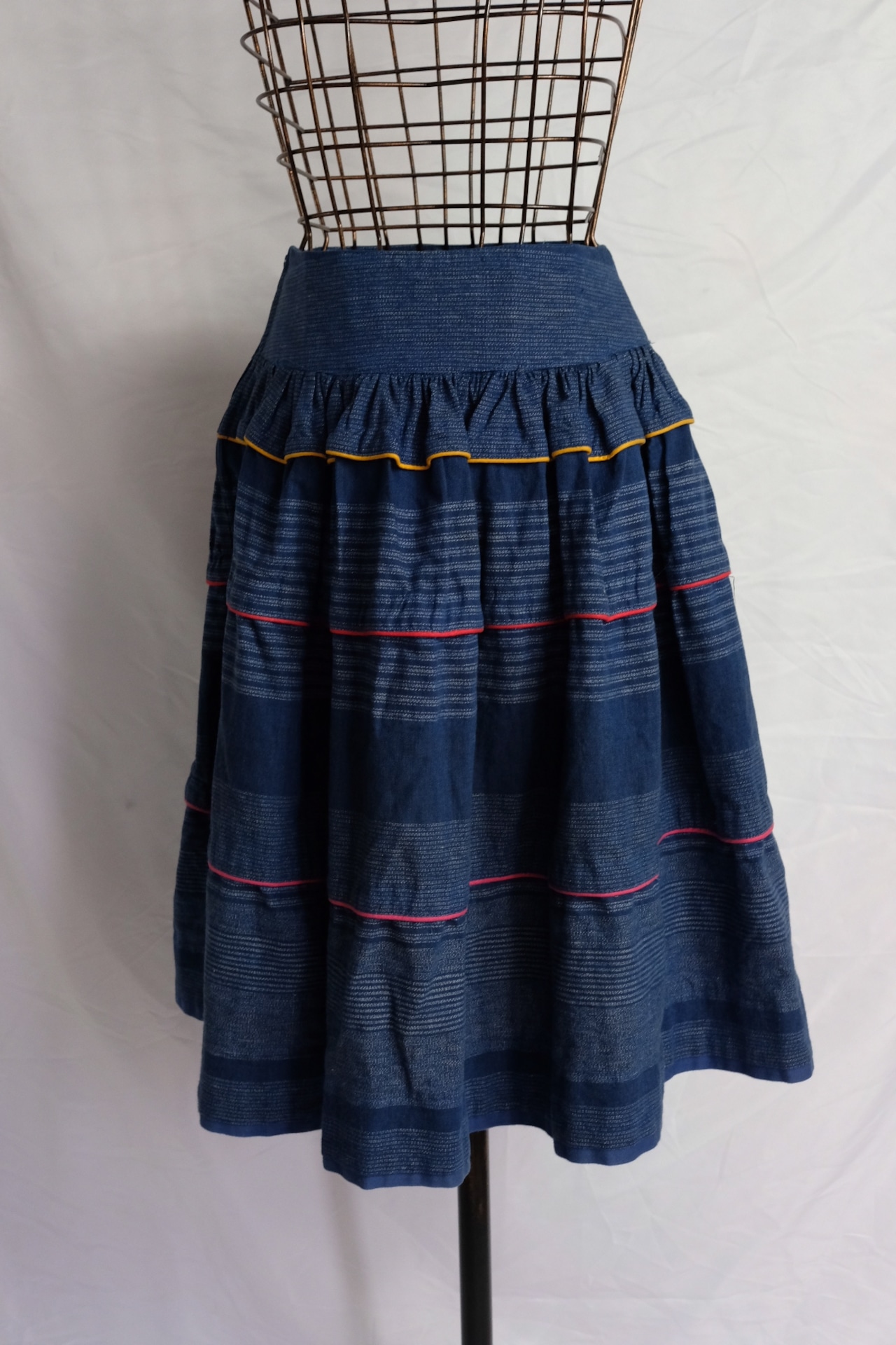 Denims flare skirt Made in France