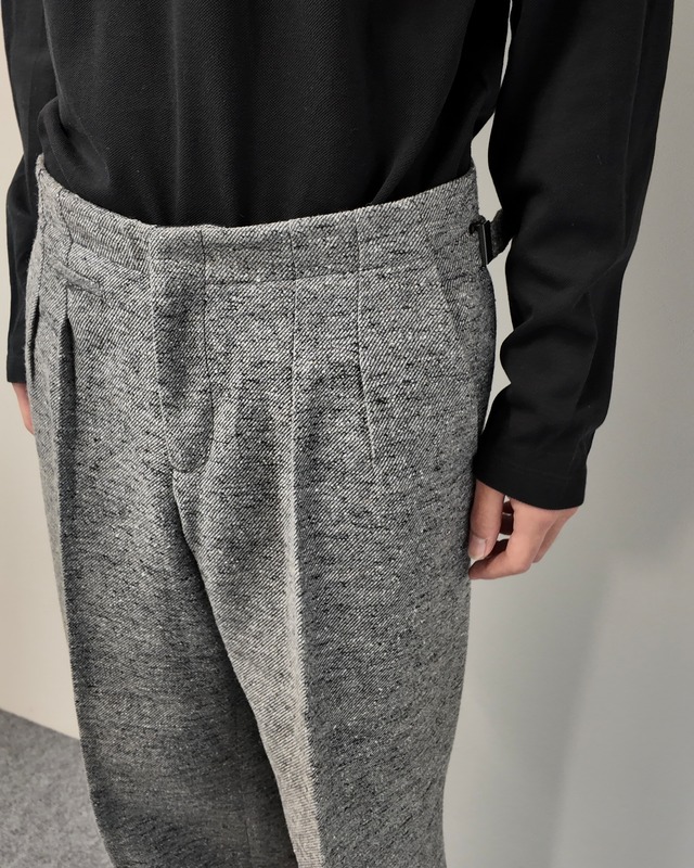 【Maison Margiela】cropped nep grey pants