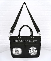 【直営限定ITEM】-TYPE A- パッチ×ペイントコンパクト3wayバッグ (BLACK) CQ-49501H
