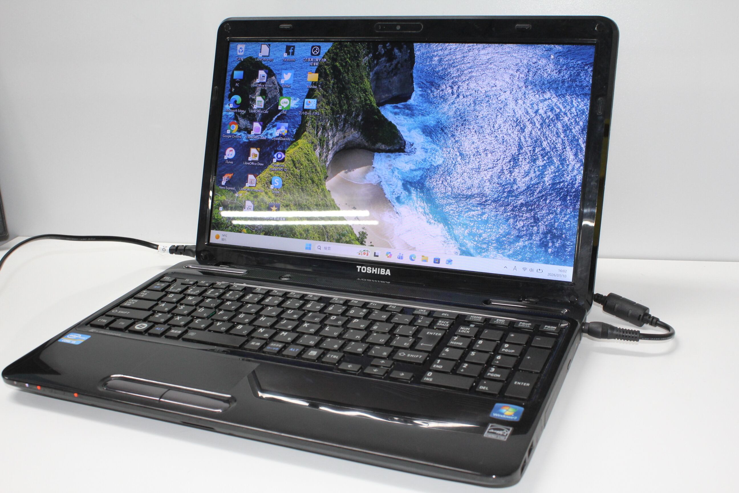 dynabook/PT55TPG-BWA/Win11/Intel Core i3-5015U/SSD256GB/メモリ8GB
