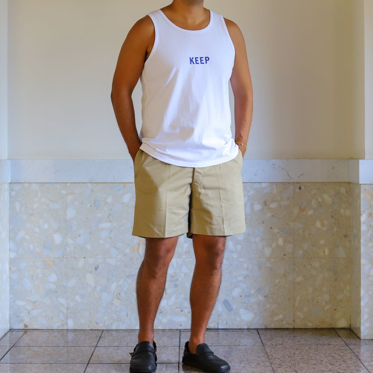 Dead stock】M-52 FRENCH MILITARY VINTAGE CHINO SHORTS PANTS SIZE 5 