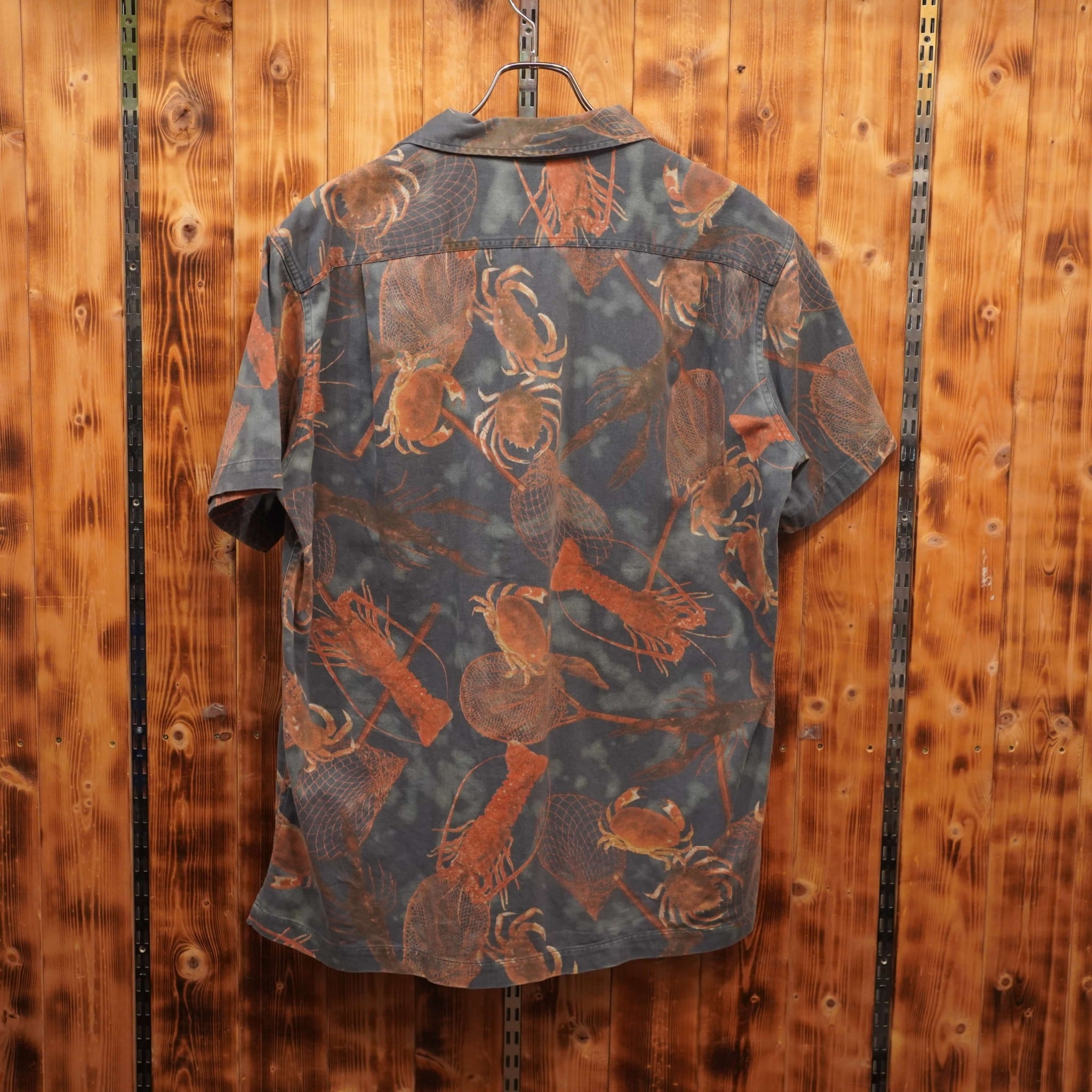 90s ralphlauren 開襟シャツ オープンカラーシャツ M/ラルフローレン