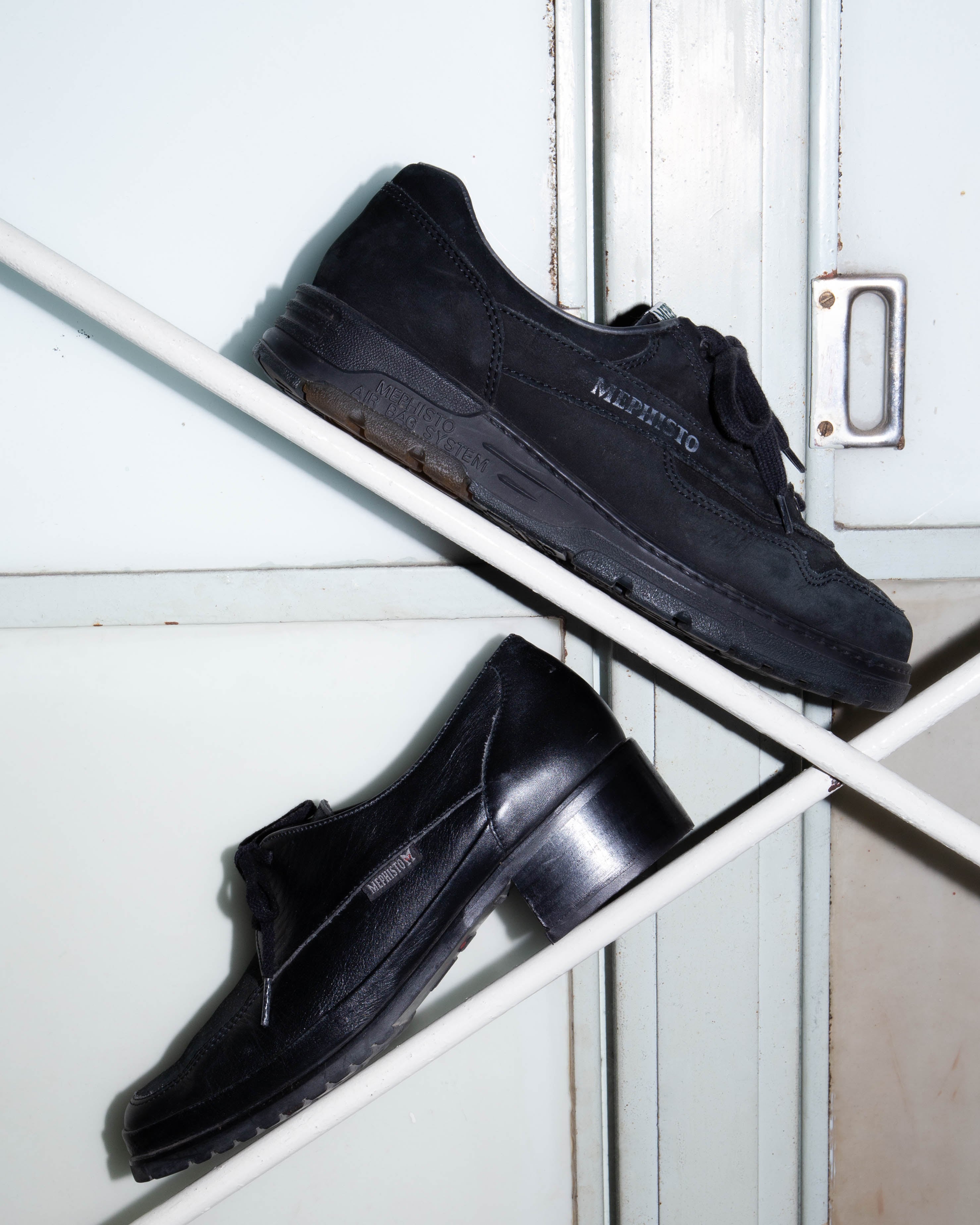 MEPHISTO - smooth & nubuck lace-up shoes | LUIK FINN