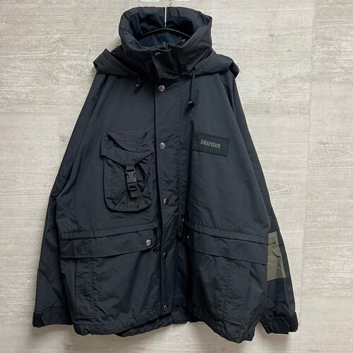 MARMOT　マーモット　マウンテンパーカー　L　ブラック　【中目黒ｂ07】 | ブランド古着Brooch powered by BASE