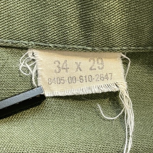80s アメリカ軍 実物 OG-507 ベイカーパンツ 34/29 詳細写真2