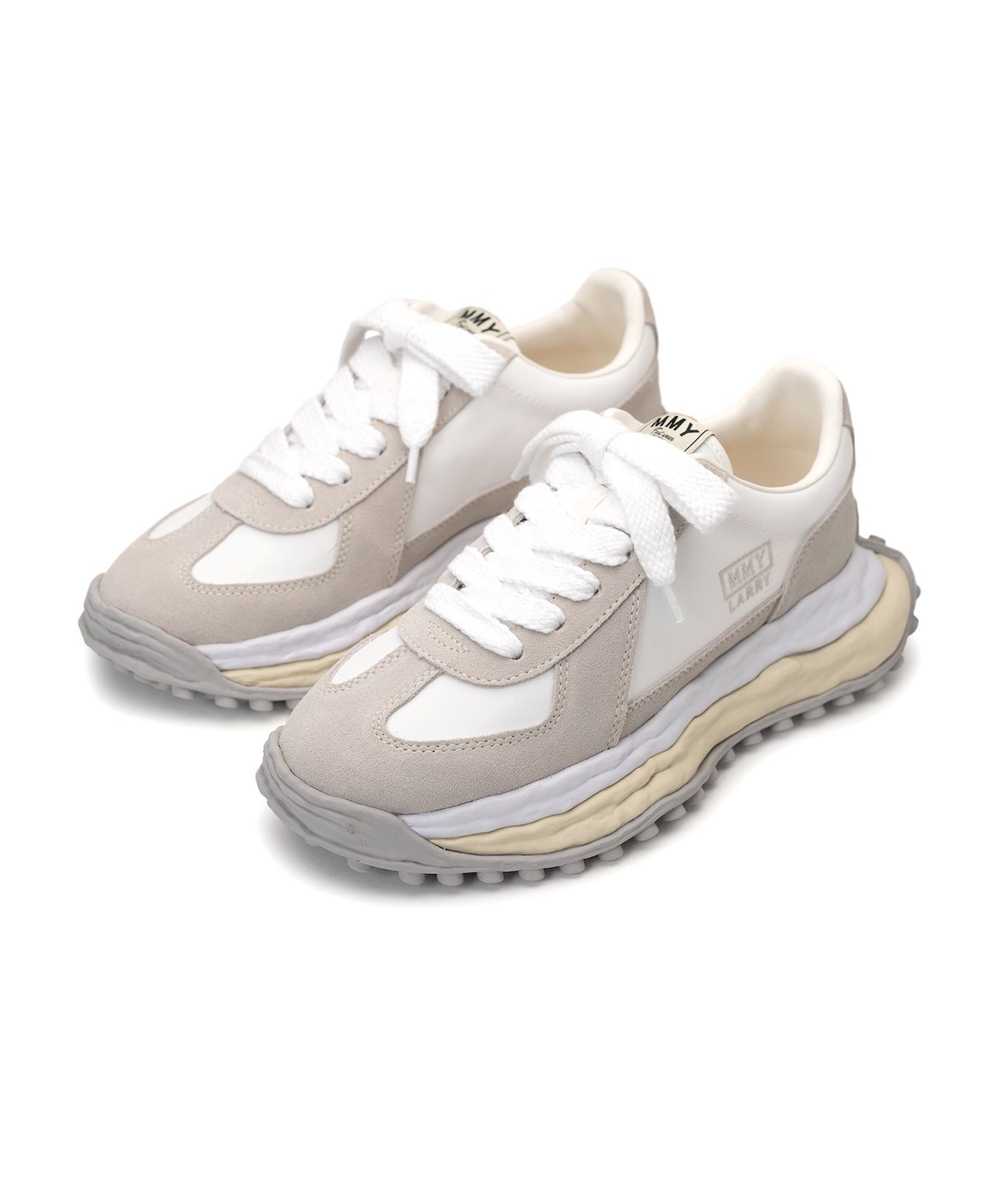 【25SS】Maison MIHARA YASUHIRO ミハラヤスヒロ / "LARRY" OG Sole Mix Material Low-top Sneaker / スニーカー - 2