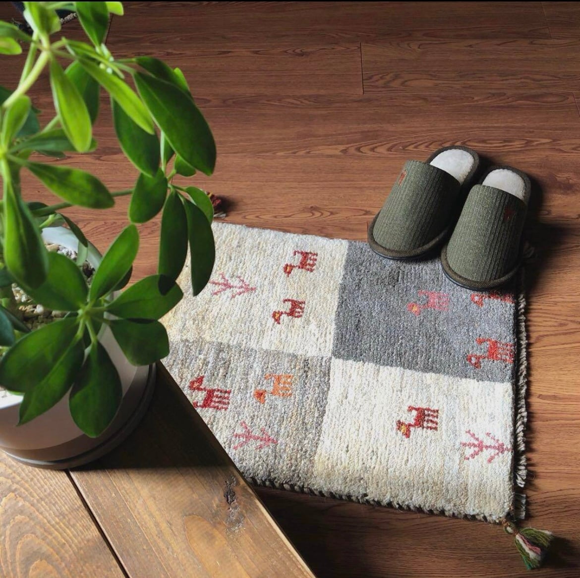 ペルシャギャッベ (ギャベ) ギャッベ 玄関マット No.GM-363 | A's Rug