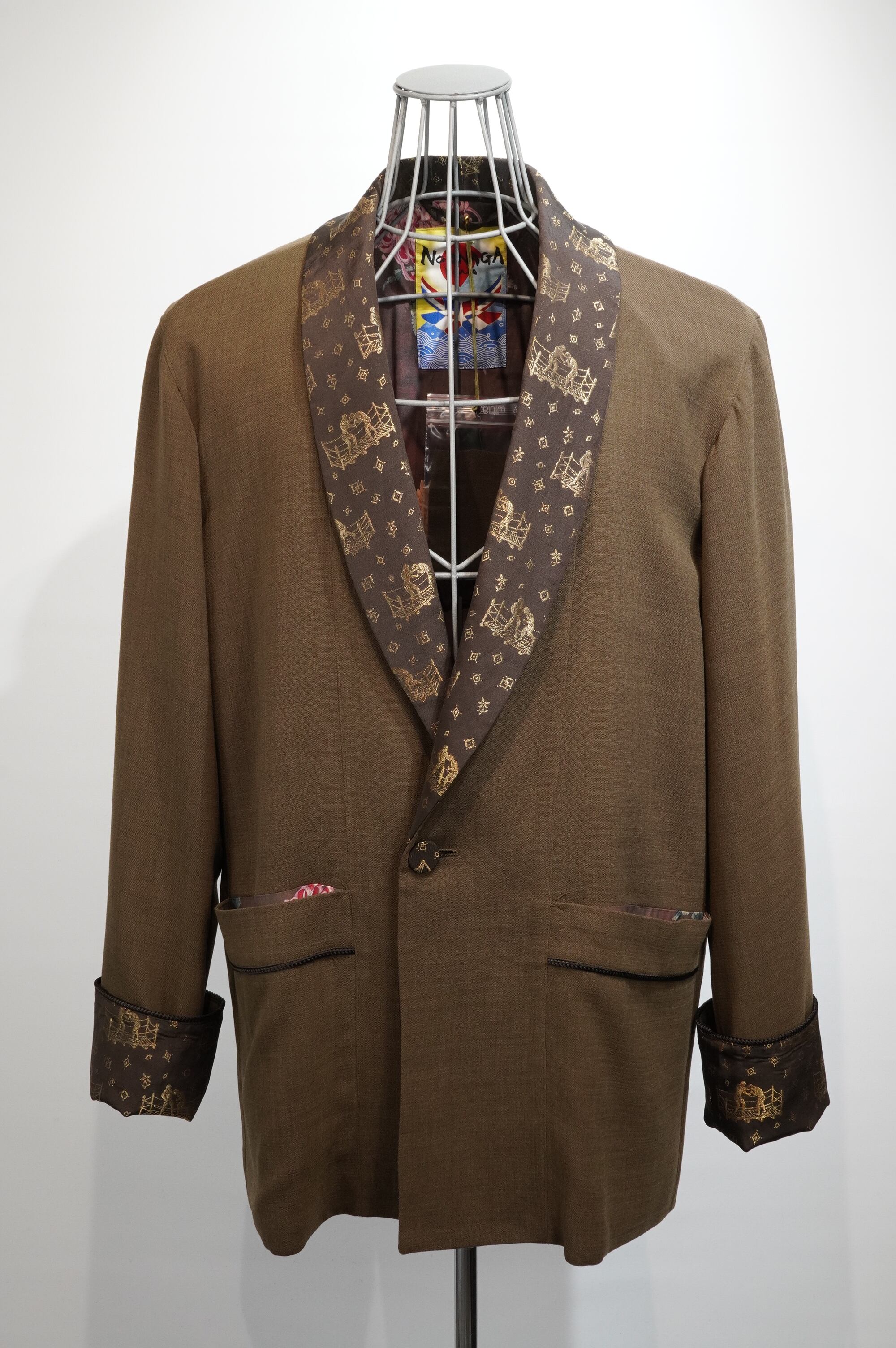 NOBNAGA Paris /  Shawl Collar Single Breasted Jacket