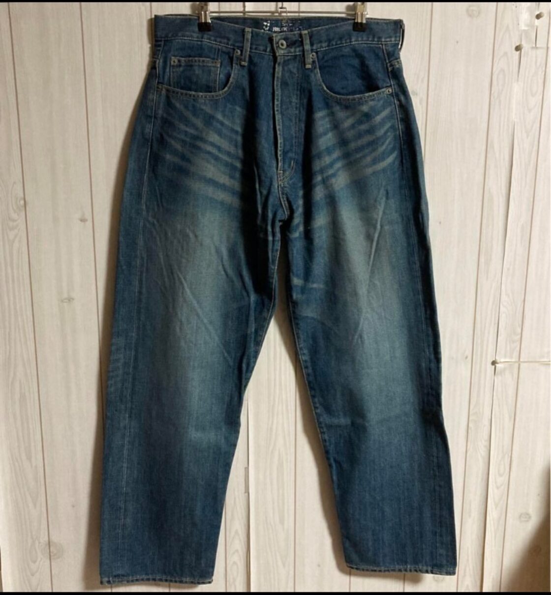 名作00s HECTIC BASIC DENIM USED加工バギーデニムパンツRealmadリアル 