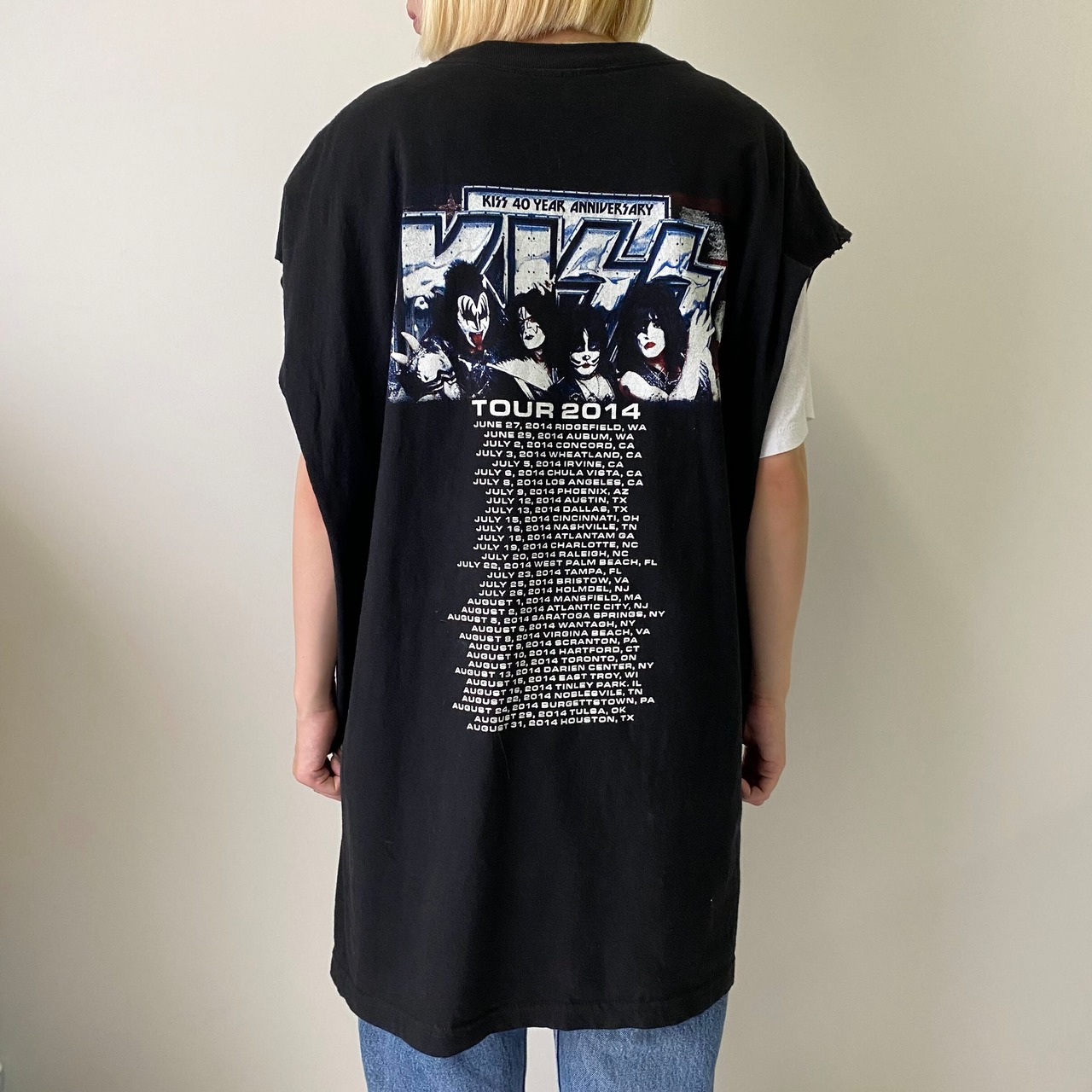 新入荷SALE対象外】ビッグサイズ KISS キッス 40周年 ツアー 2014 袖 