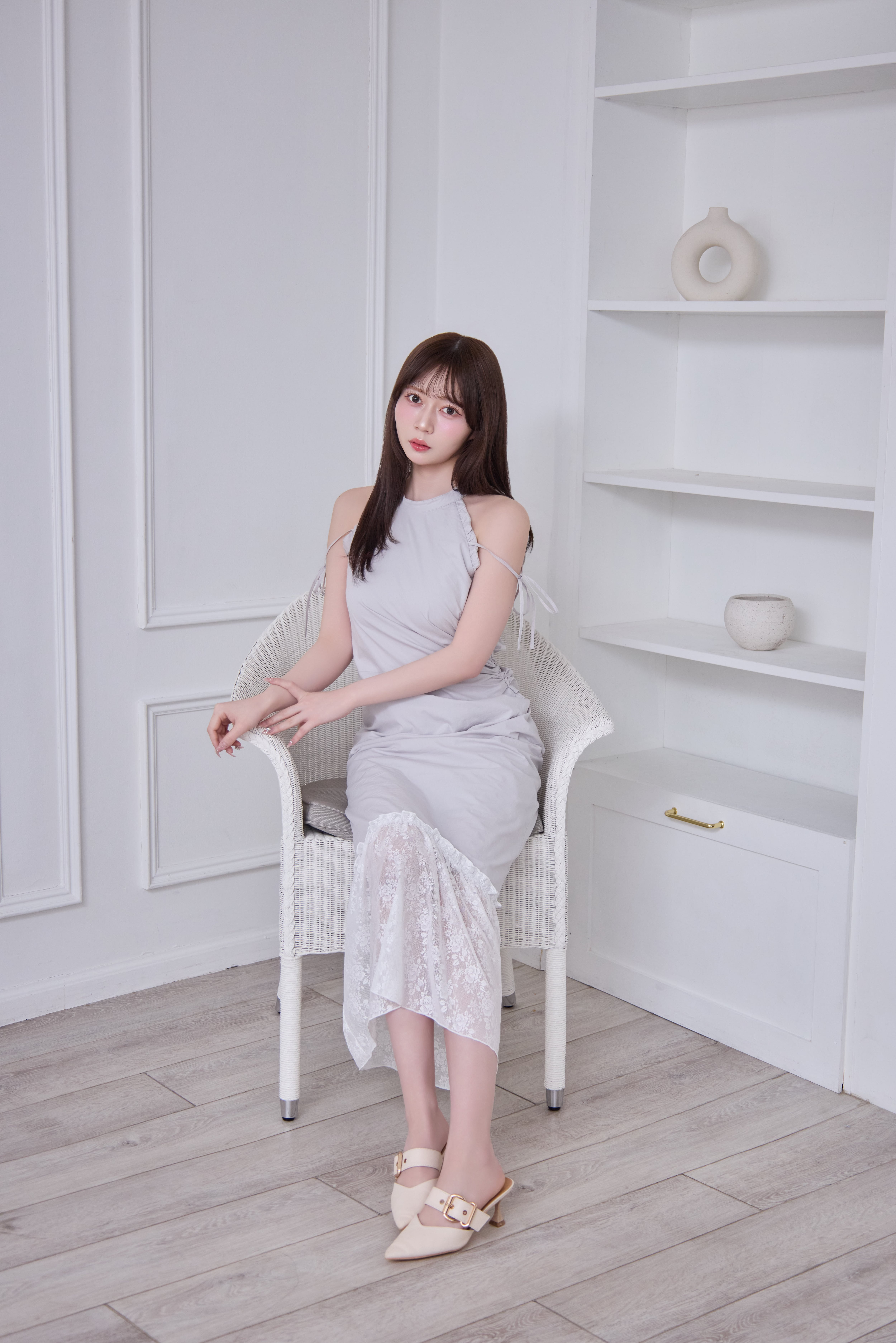 lace docking long onepiece | Désir et Raison