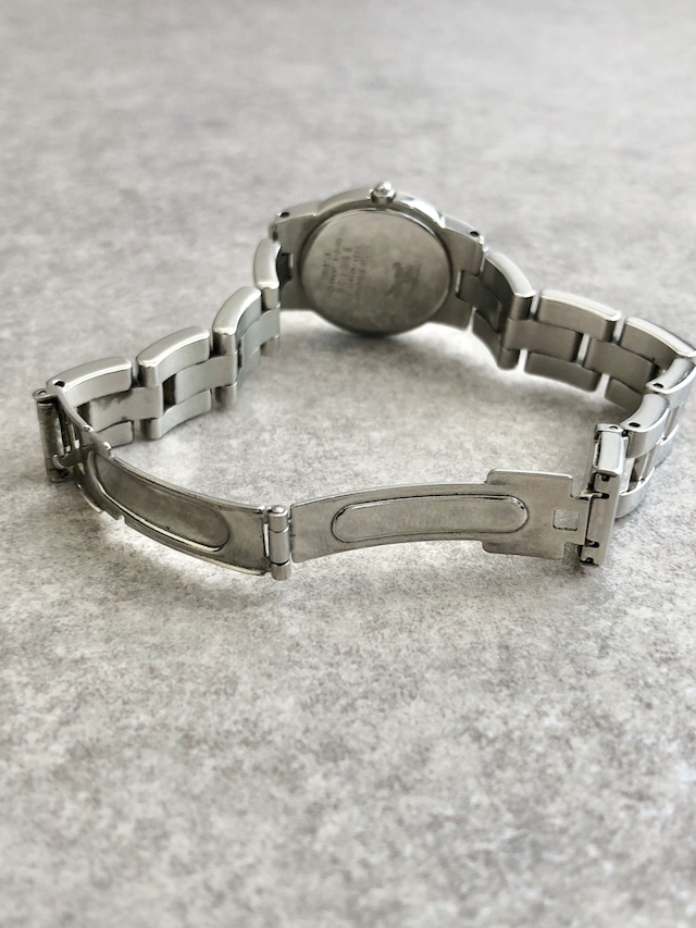 BURBERRY バーバリー 腕時計 シルバー ロゴ ステンレススチール 5421-H11411 vintage ヴィンテージ オールド 38ehpt