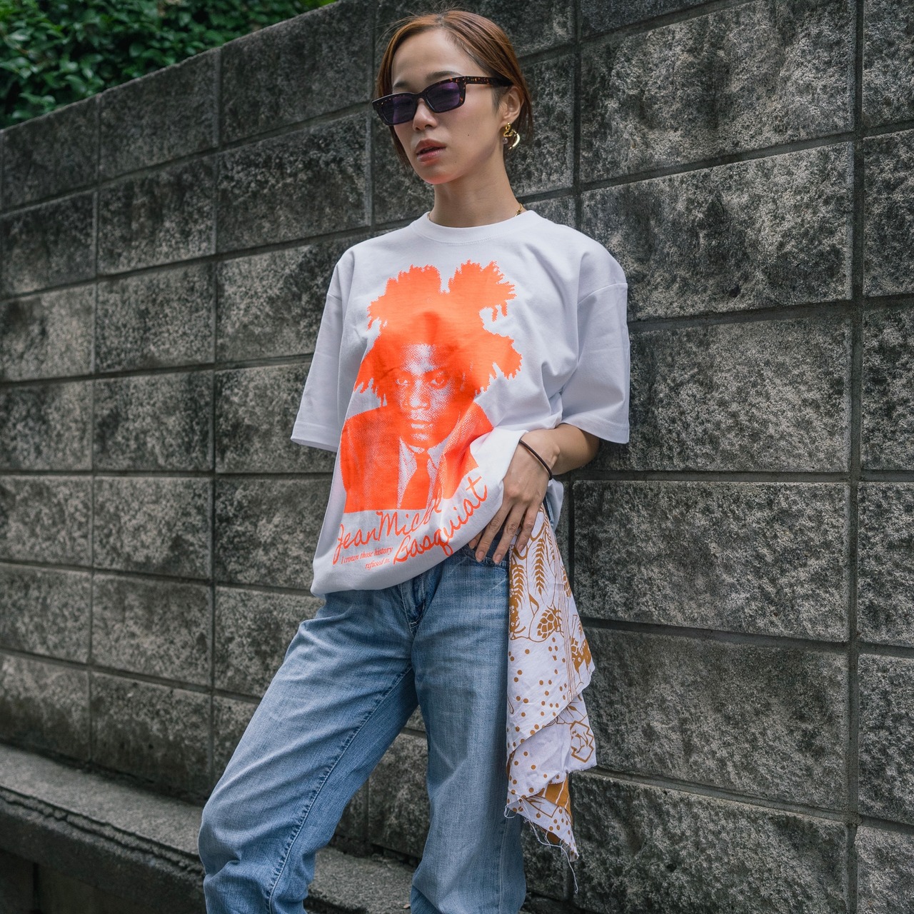 花柳 - KARYU - × VERSION COLLABORATION TENUGUI ORANGE