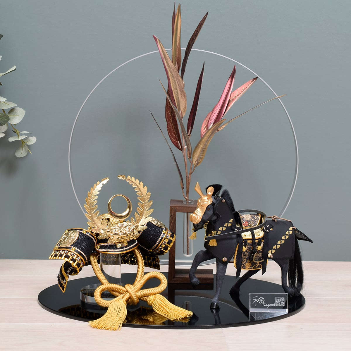 兜飾り【東照】TOUSHOU|徳川家康公兜|馬甲飾り|おしゃれ|モダン|スタイリッシ|今どき|かっこいい|五月人形