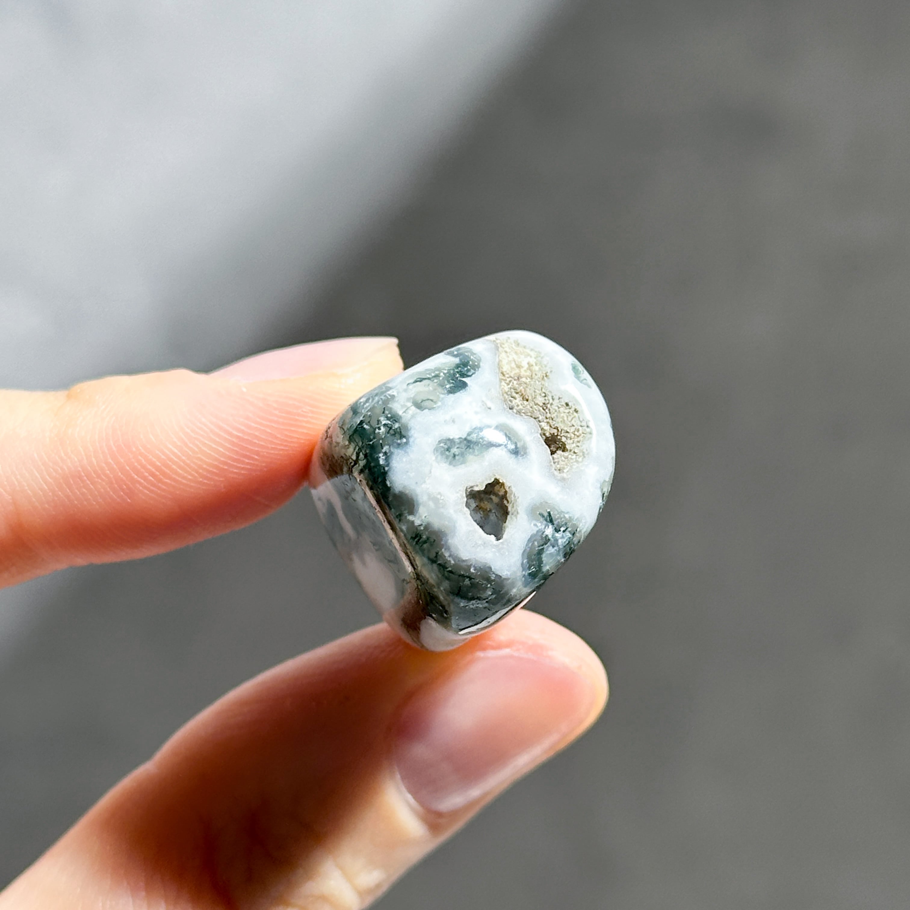 モスアゲート タンブル13◇ Moss Agate ◇天然石・鉱物