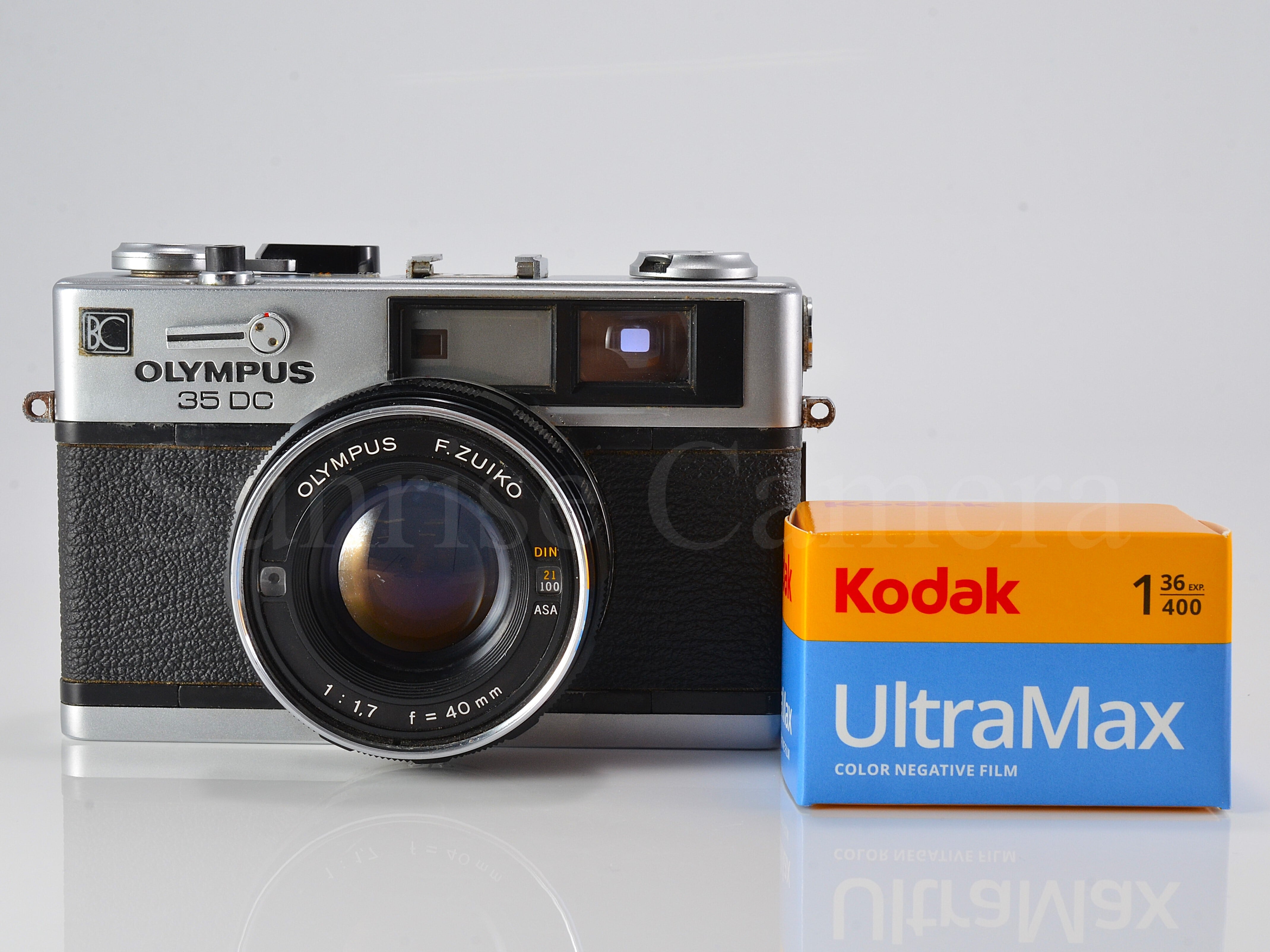 人気美品☆OLYMPUS 35 DC 40mm F1.7 ちいさく オリンパス☆露出計動く