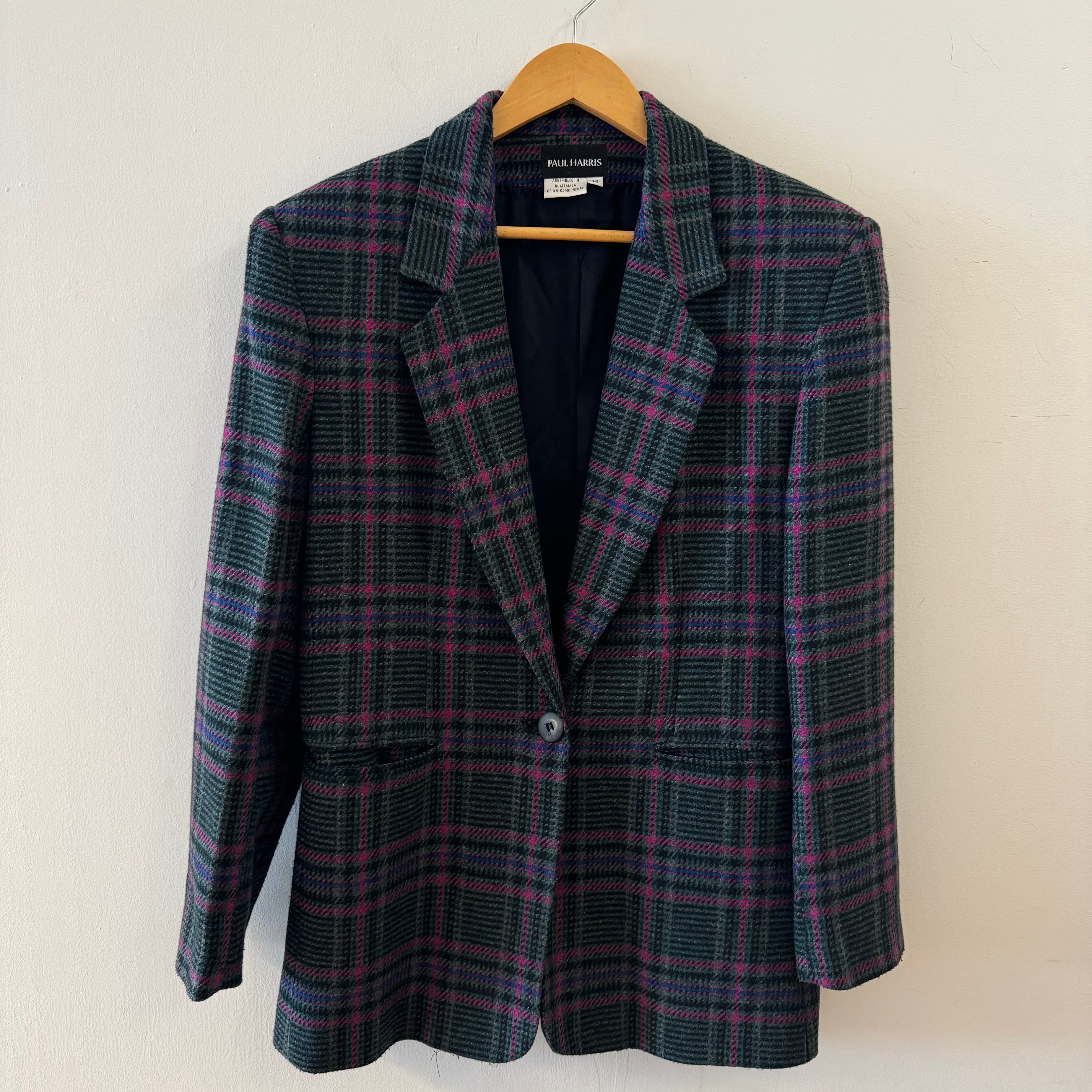 Glen check wool jacket | RAUL GENERAL STORE