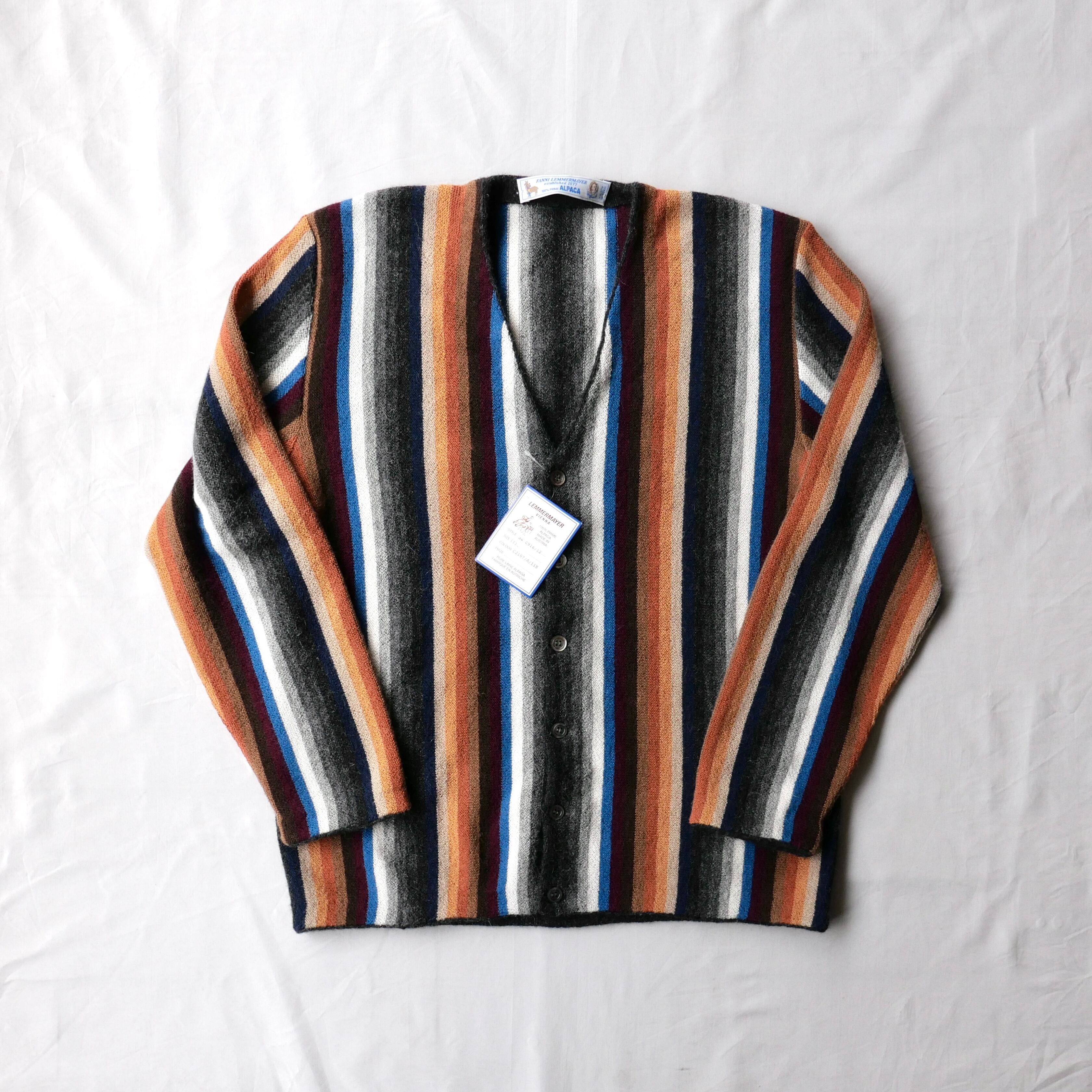 ALPACA STRIPE CARDIGAN ファニ レマメイヤー FANNI LEMMERMAYER 