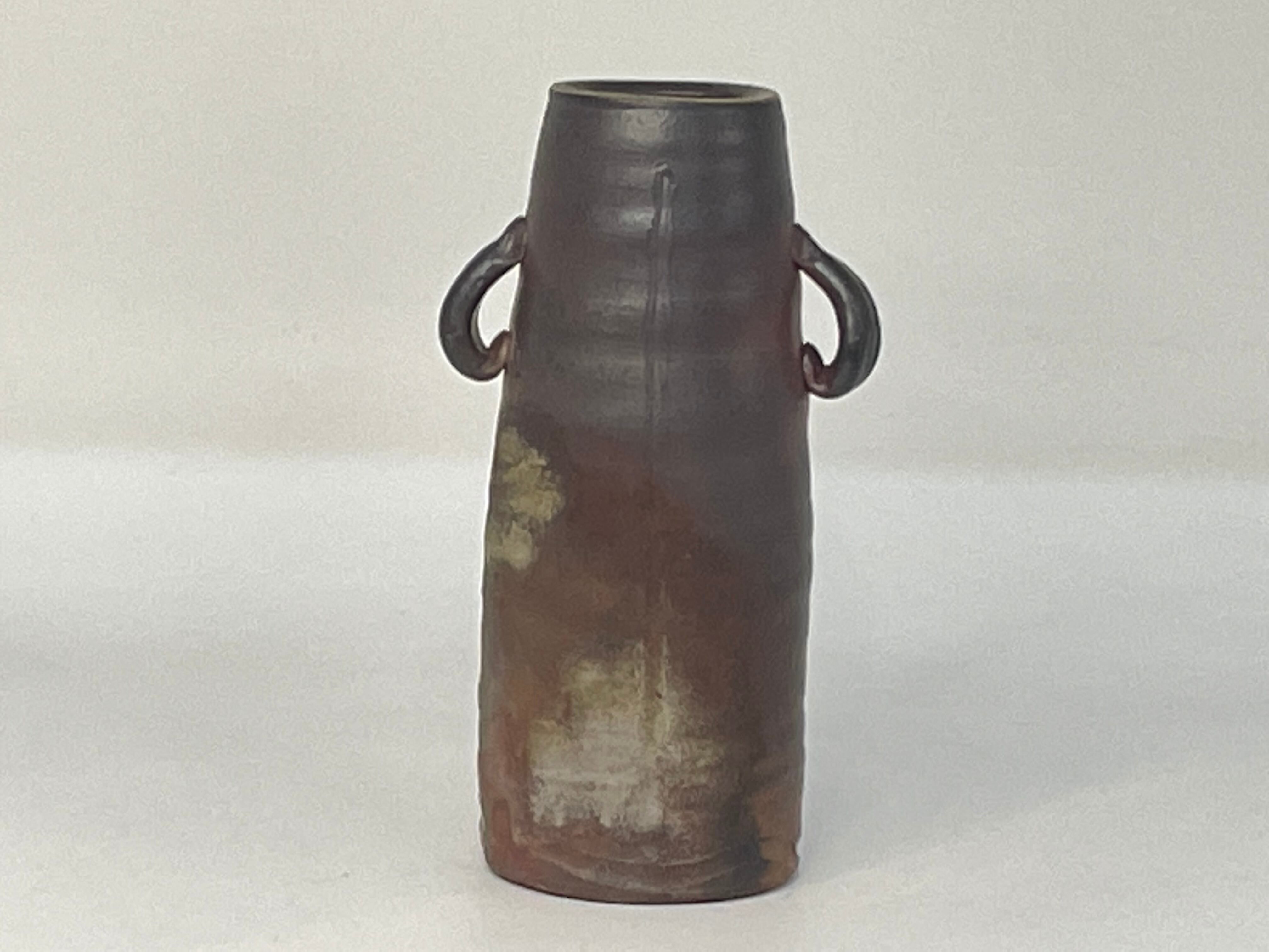 備前焼】マグカップ:金彩ヒダスキ黒備前【山麓窯】 | 備前焼ギャラリー