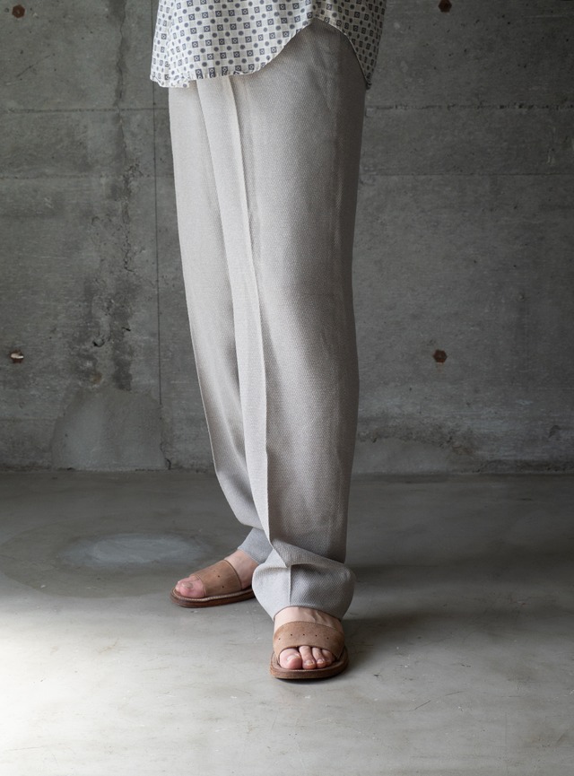 "BARRAGE" 1990s Wool rayon trousers