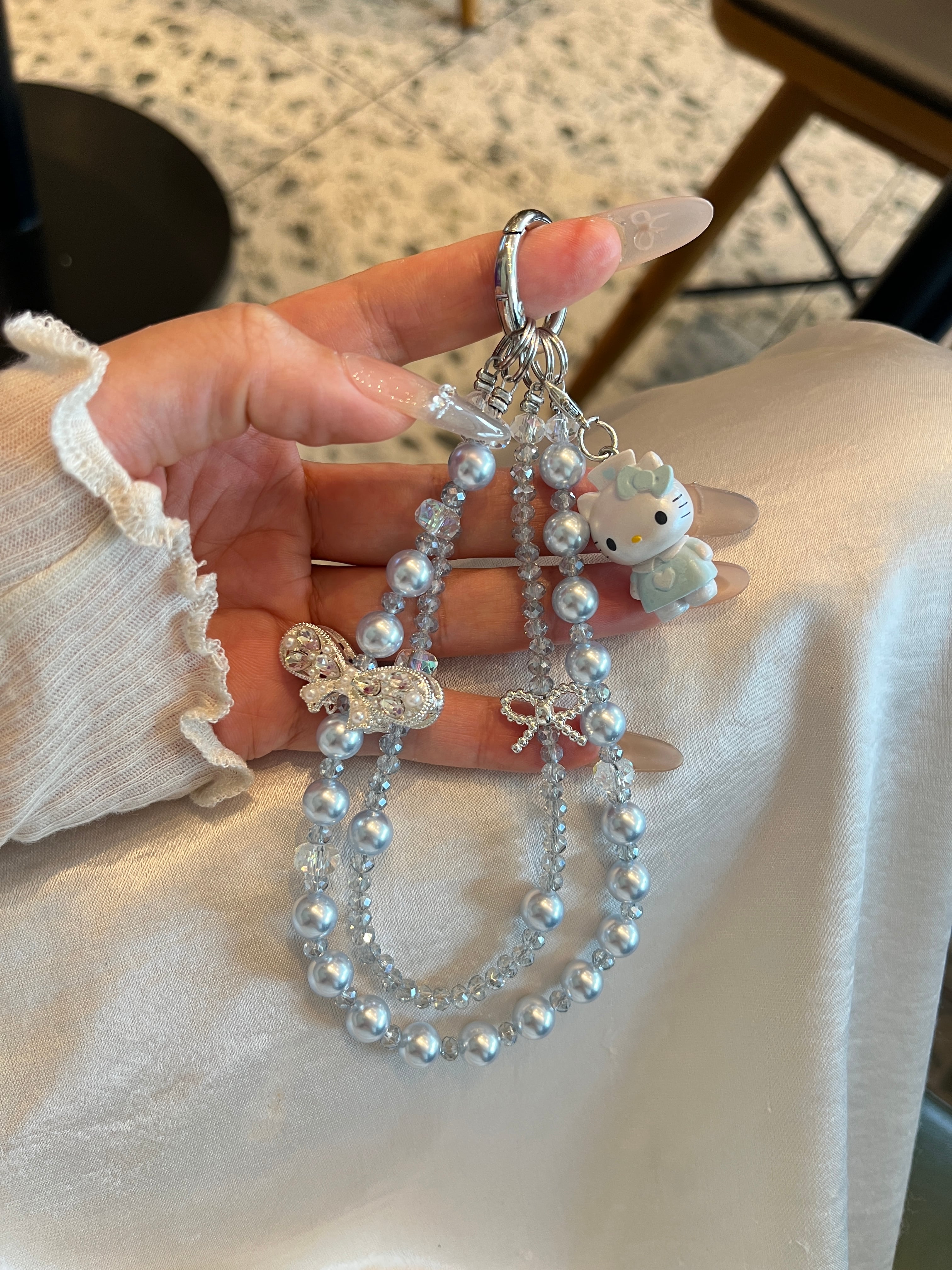 オリジナル手作りビーズストラップ BL1