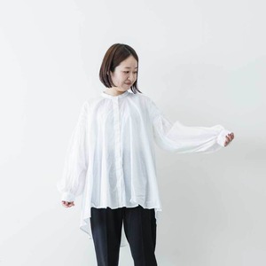 mizuiro ind　ピンタックパフスリーブシャツ