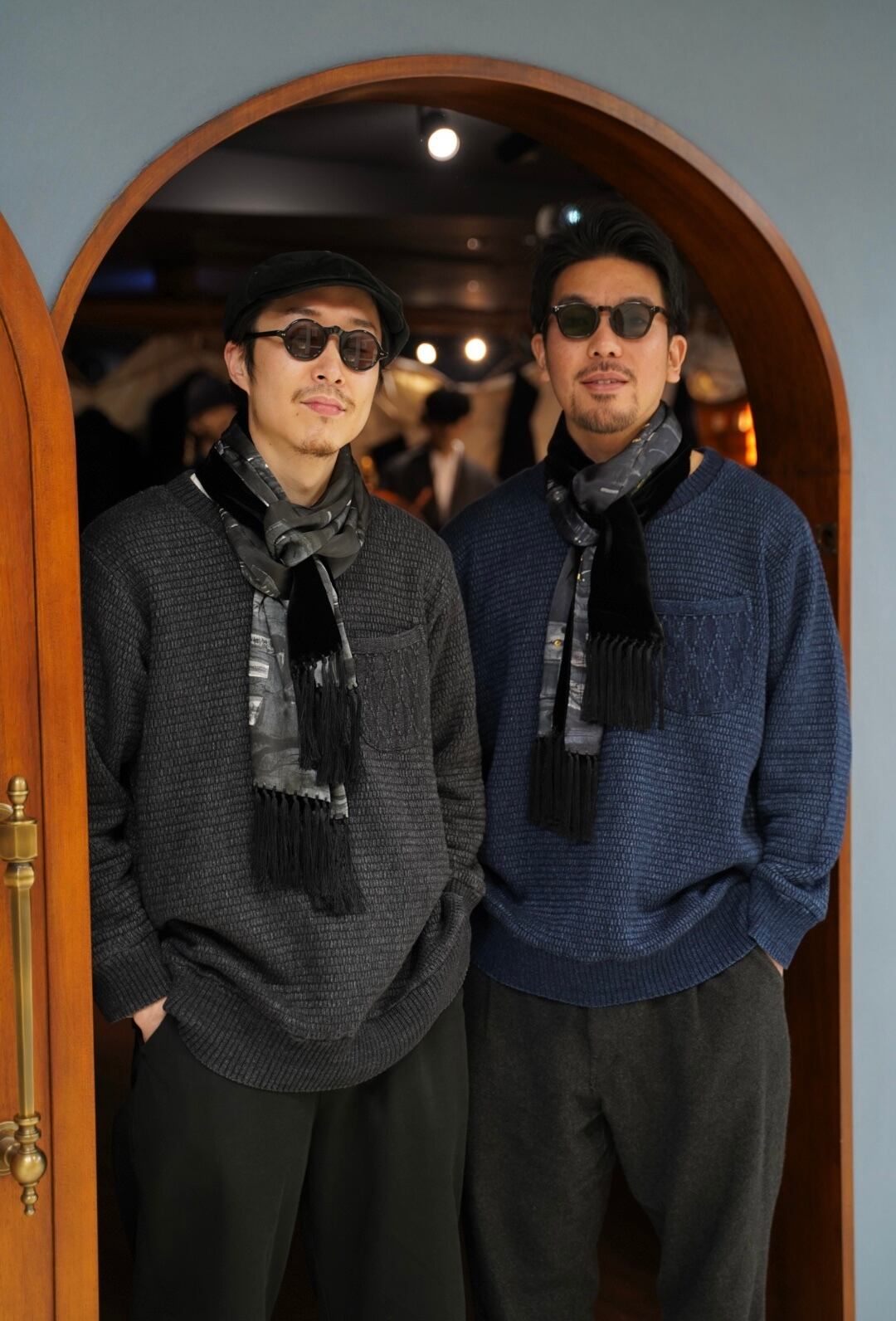 BEATNIK KENDO KNIT CREWNECK | 【OFFICIAL】PORTER CLASSIC ONLINE SHOP