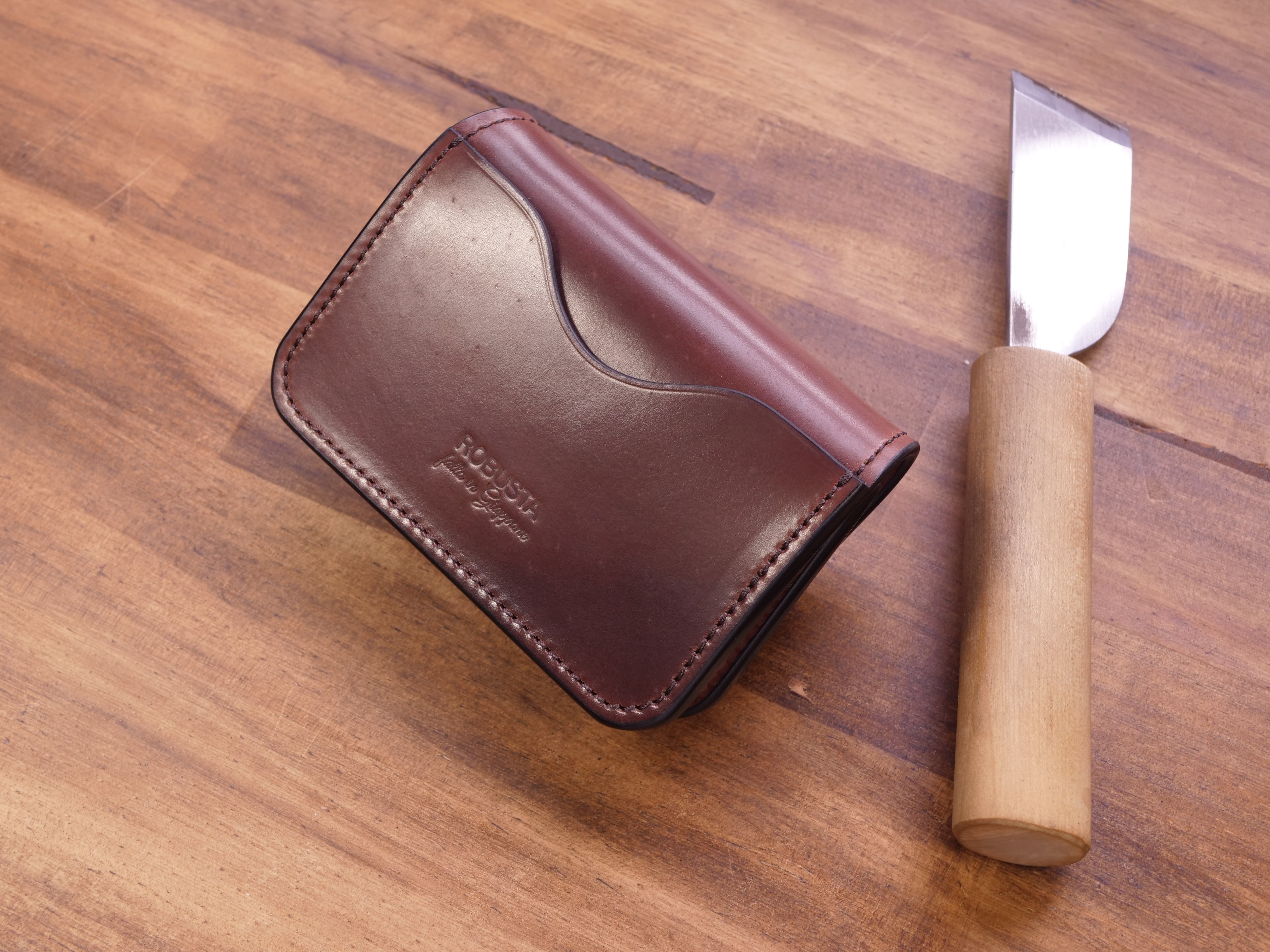 Pops / Horween shell cordovan #4 | robusta leather