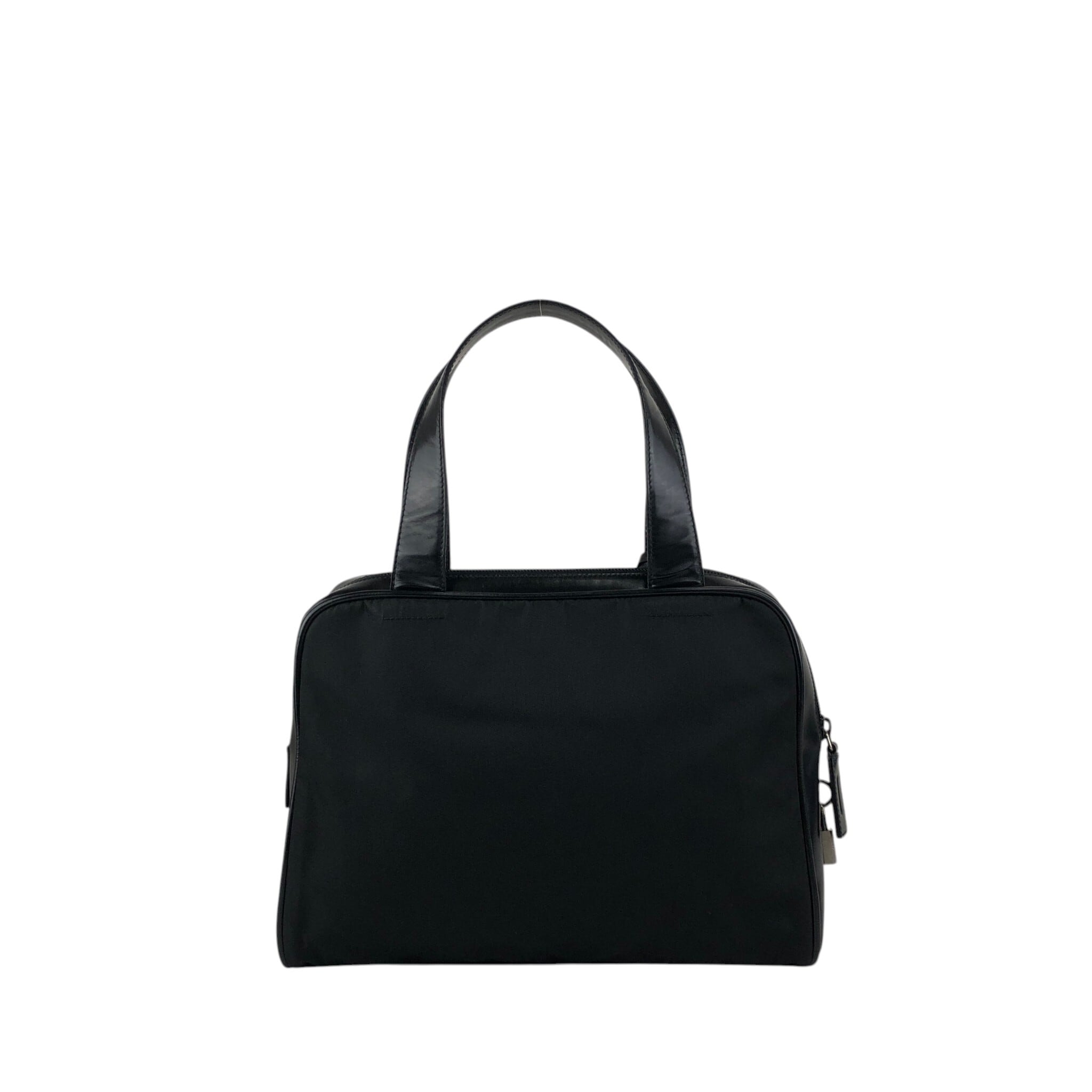PRADA プラダ ハンドバッグ ブラック トライアングルロゴ ナイロン