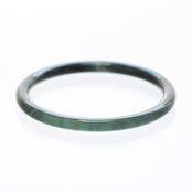 【内径 約60.1mm】princess/black 翡翠バングル A貨翡翠 jd_bg1326