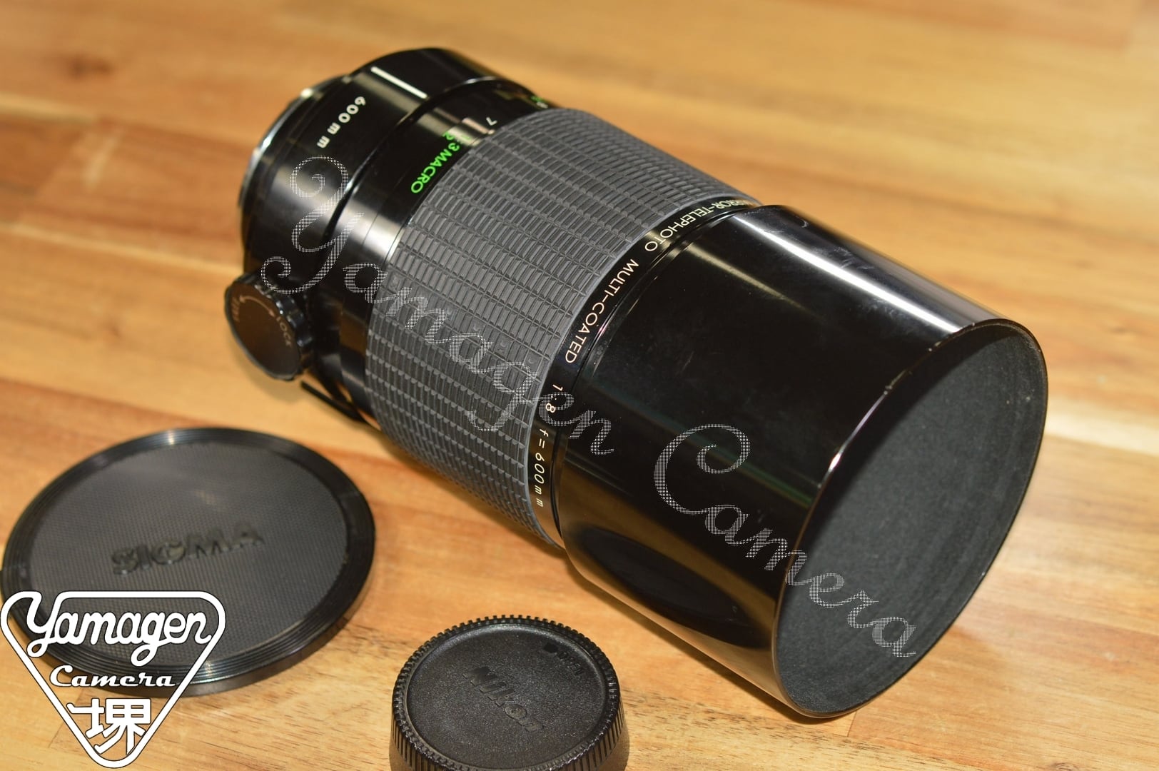 SIGMA/SIGMA MIRROR-TELEPHOTO MC 600mm F8 純正フード、フィルター付