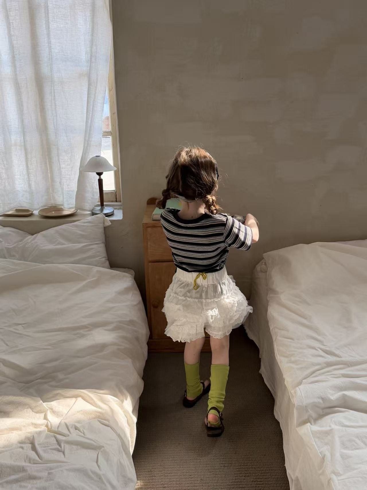 [aiai] Cozy Stripe Scarf Tee / [아이아이] 코지스트라이프스카프티