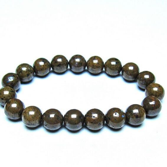 コンドライト ブレスレット サハラNWA869 隕石 11mm 一点物 199-872