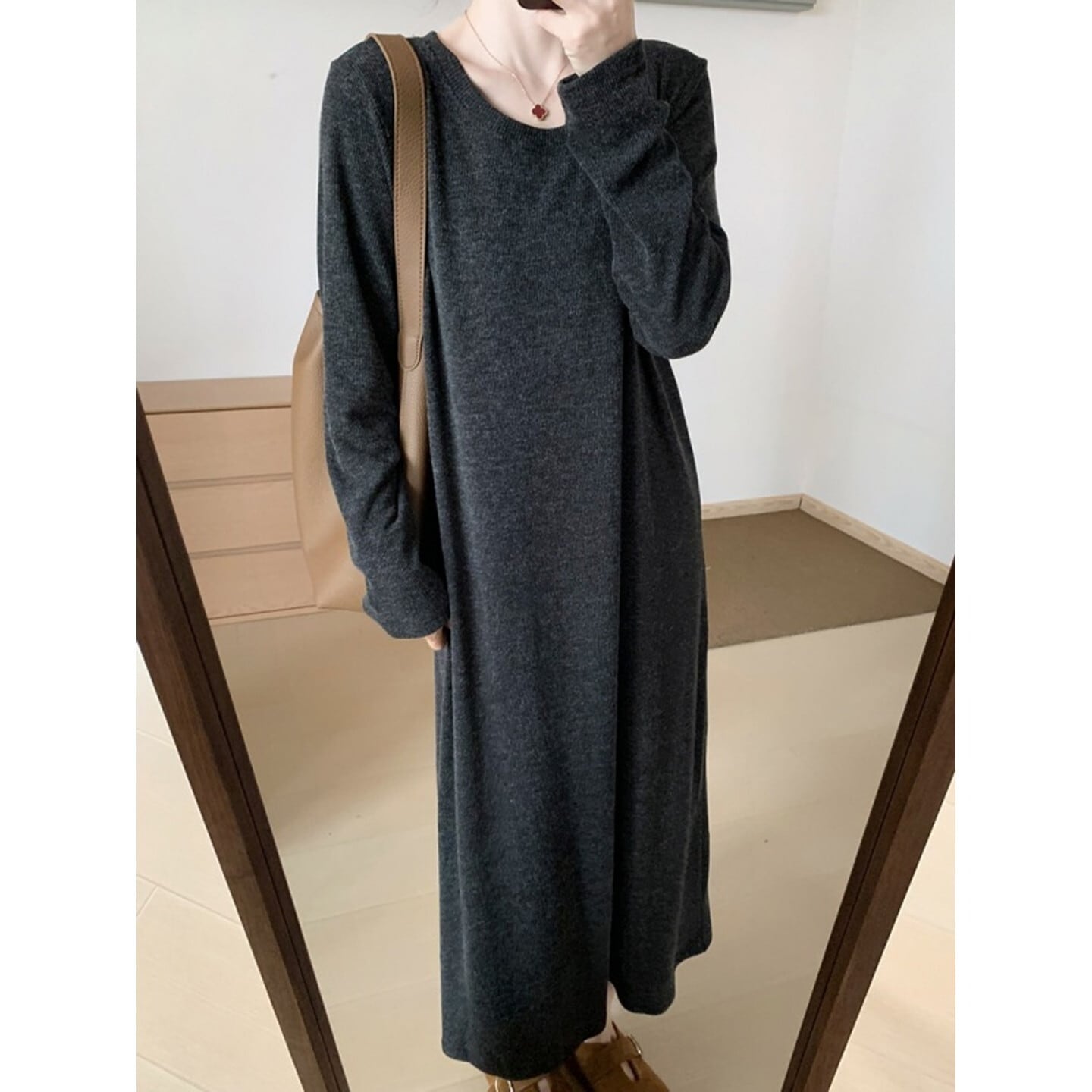 しなやかフィットワンピース 2color RA2962