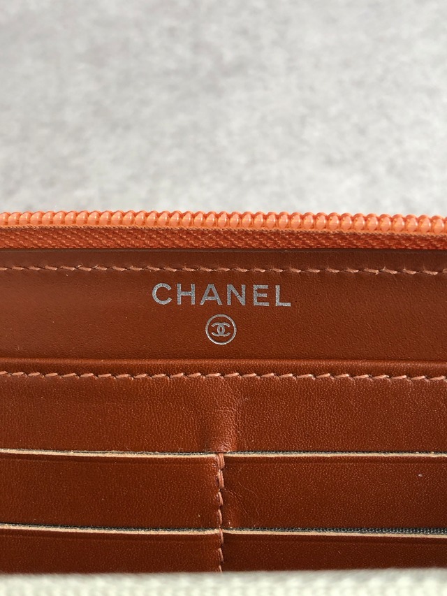 CHANEL シャネル 財布 ブラウン ココマーク レザー キャビアスキン 長財布 vintage ヴィンテージ オールド jrtiha