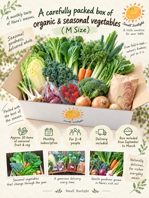 Organic & Seasonal Vegetable Set (Regular Delivery), M size.