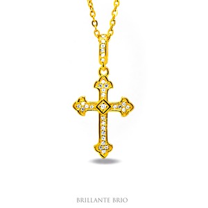 Cratica Cross Necklace/Gold