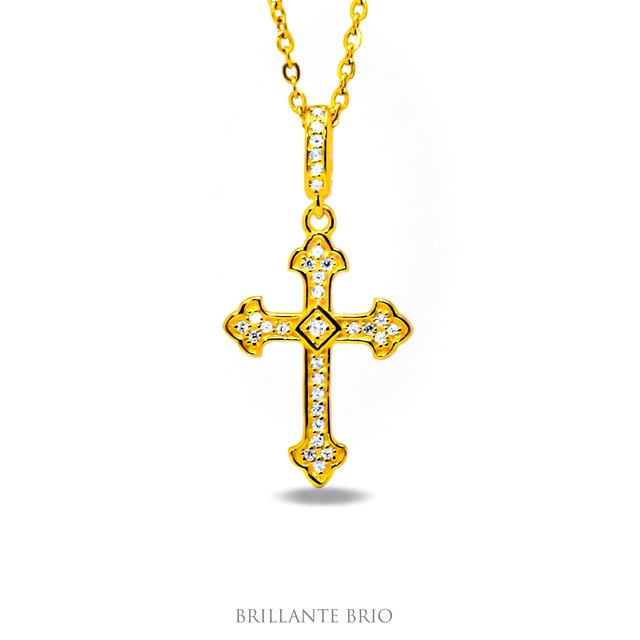 Cratica Cross Necklace/Gold
