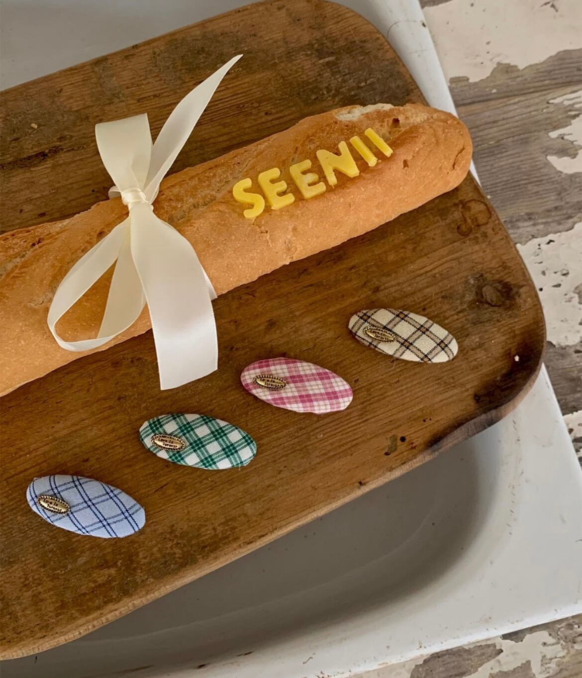 【seenii】pipo! crop top (beige)